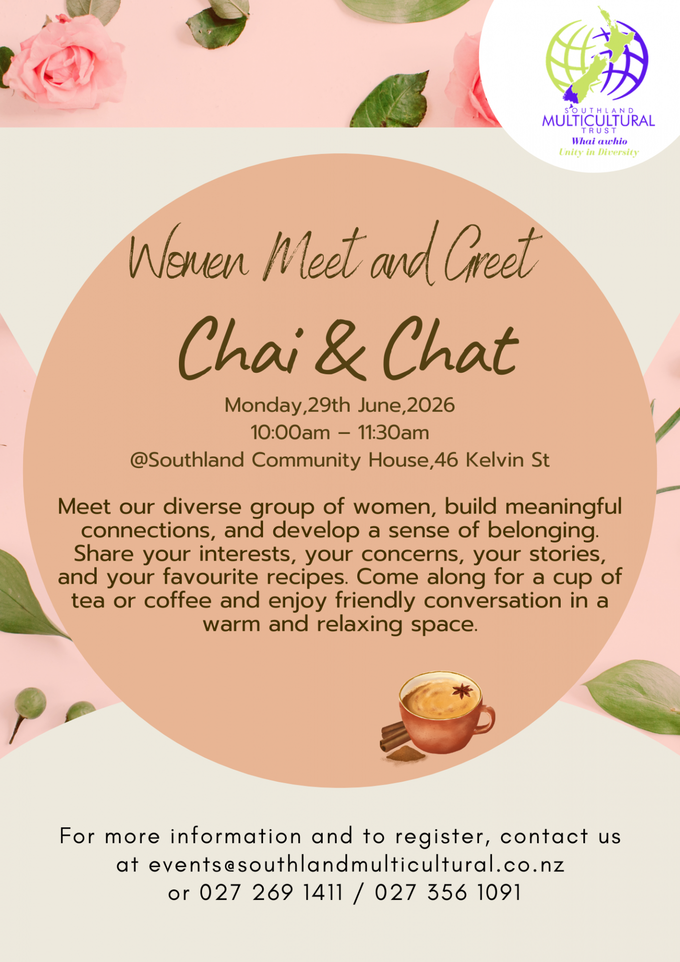 Women meet and greet